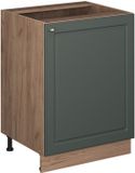Vicco Keukenonderkast Fame-Line, Groen-Goud Landhuis/Goudkleurig Eiken, 60 cm 1 deur zonder werkblad