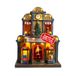 Avilia - Geanimeerde kerstman met ledlampjes en kerstmuziek voor feestelijke decoraties en lichtgevende decoraties, handbeschilderd en eenvoudig te bedienen met USB-kabel inbegrepen