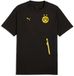 Borussia Dortmund PUMATECH T-shirt met zak voor Heren, Zwart/Geel, Maat L