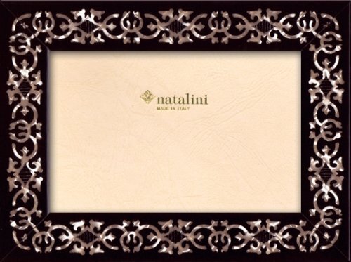 Natalini MARRAKECH NERA 13X18 fotolijst met ondersteuning voor tafel, Tulipwood, zwart, 13 x 18 x 1,5