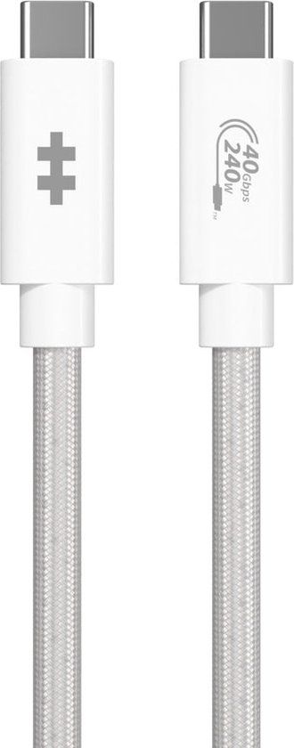 Hyper HyperDrive USB4 Performance Kabel (1.2m) – Wit