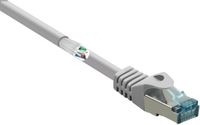 Renkforce RF-5043948 RJ45 Netwerkkabel, patchkabel CAT 6A S/FTP 10.00 m Grijs Vlambestendig 1 stuk(s)