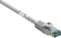 Renkforce RF-5043948 RJ45 Netwerkkabel, patchkabel CAT 6A S/FTP 10.00 m Grijs Vlambestendig 1 stuk(s)