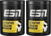 ESN Ultrapure Creatine Giga Caps, 2 x 300 Capsules Voordeelverpakking, 200 Porties Creatine Monohydraat - Vegan