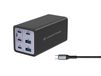 Conceptronic OZUL06BE 6-poorts GaN USB-PD 3.1 oplader, 200W, Zwart