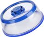 Bols Couvercle sous vide Type presse Couvercle de conservation Scelleuse - Couvercle alimentaire Garder bleu, transparent