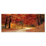 Homemania Afbeelding boom natuur en landschappen voor woonkamer, slaapkamer, meerkleurig, 70 x 3 x 100 cm, HM20KNV70 x 100 – 107, polyester, hout