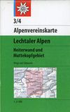 DAV Alpenvereinskarte Lechtaler Alpen Heiterwand & Muttekopfgebiet walk+ski