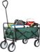 Icecat Chariot de transport pliable, capacité de charge 80 kg, vert, acier