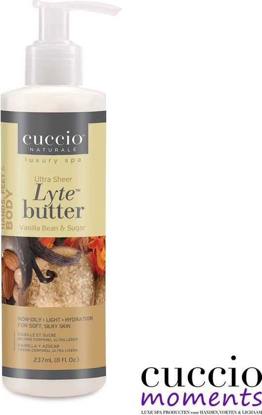 Cuccio Lyte Vanilla Bean & Sugarcane Bodybutter - 227 ml
