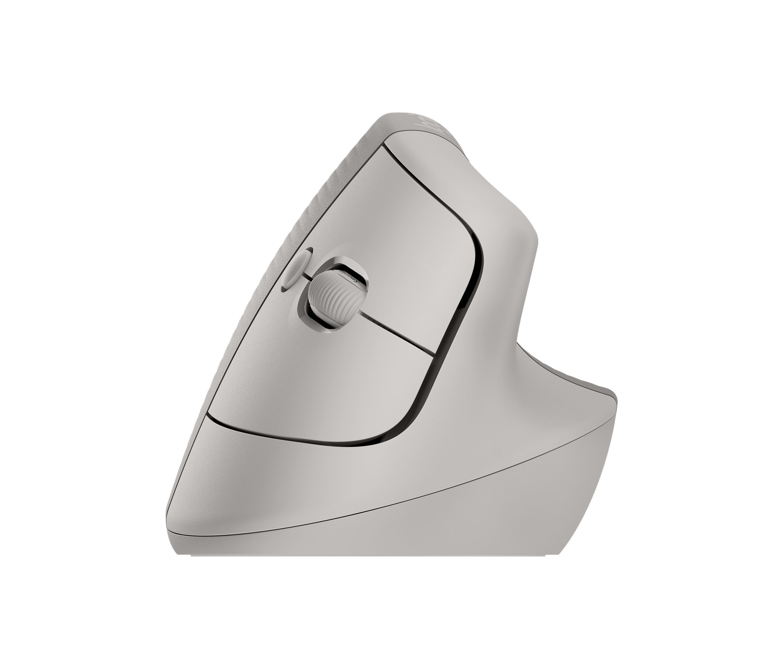 Logitech Lift Vertical Ergonomische Muis, Draadloos, Bluetooth of Logi Bolt USB-ontvanger, Stille klikken, 4 knoppen, compatibel met Windows/macOS/iPadOS, Laptop, PC - Zand