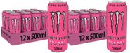 Monster Energy Ultra Zero Sugar Rosa 12 x 500 ml