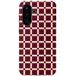 Selencia Vivid Backcover voor de Samsung Galaxy A57 (5G) - Check This Burgundy