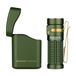 OLIGHT Baton 4 Kit Mini LED Zaklamp met Dimbare Oplaadhouder, 1300Lm 170m Lichtbereik Super Heldere Mini voor Dagelijks Gebruik, IPX8 OD Groen