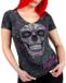 Wornstar Calavera Tee Dames T-shirt - Zwart - XL