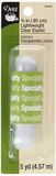 derz, Dritz 9346C Lichte Elastische Rubberen Band, Transparant, 0,95 cm x 4,5 m