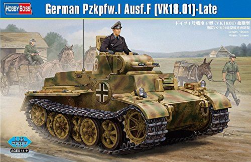 Hobbyboss 1:35 Schaal "Duitse Pzkpfw.I Ausf F (VK1801) Late" Montagekit