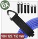 Quadrios 26CA802 Klittenbandriem Zwart 6 stuk(s)