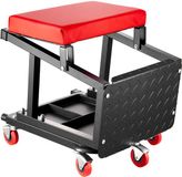 VEVOR Mechanic Kruk Rolbare Werkstoel 136kg Opstapkruk 360° Draaibaar