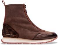 Hispanitas Baskets en cuir marron Kansas
