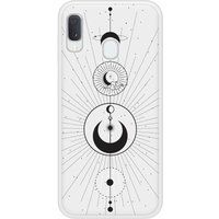 Samsung Beschermende siliconen case compatibel met Galaxy A20e Moon Circles