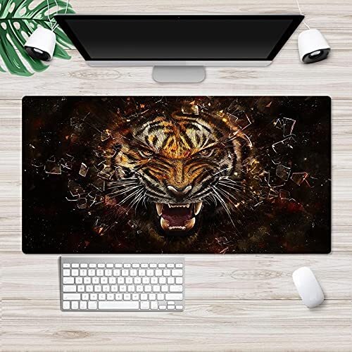 DHSBD Leuke Hond Print Wasbare Grote Muismat Toetsenbord Muismat Grote