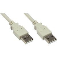 Alcasa 2212-AA5 - 5 m - USB A - USB A - USB 2.0 - Male/Male - Grey