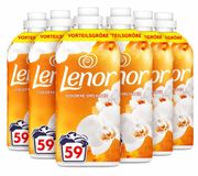 Lenor Wasverzachter Amber & Orchidee 59 Wasbeurten - 8 x 1239 ml - Voordeelverpakking