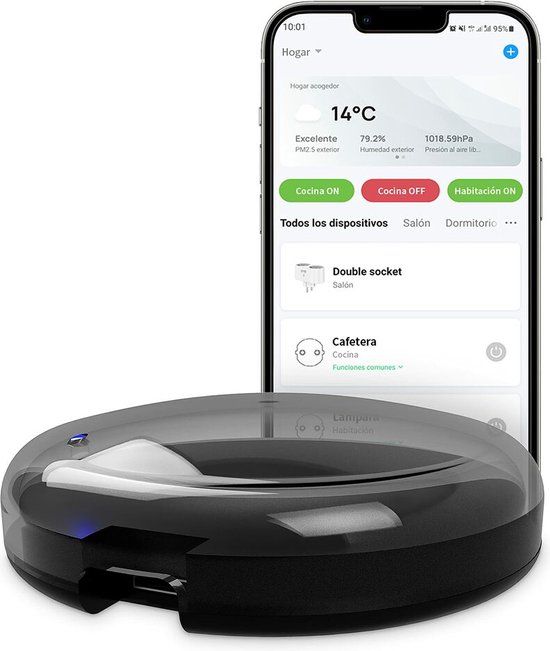 KSIX Smart IR Universal Afstandsbediening - Zwart