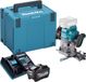 Makita RP 001 GT101 Défonceuse sans fil 40 V max. 12 mm sans balai + 1x batterie 5.0 Ah + chargeur + Makpac