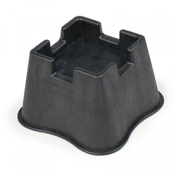 Vitility Meubelverhoger klein - Zwart - 10cm - 4 stuks