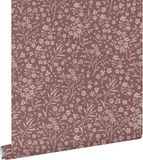ESTAHome Behang Bloemetjes Mauve Paars - 50 x 900 cm