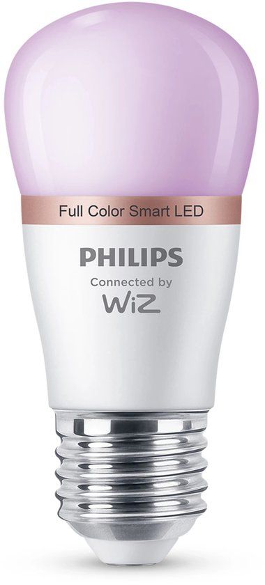 Philips Smart Lighting - Kogellamp - Slimme LED-Verlichting - Gekleurd en Wit Licht - E27 - 40W - Mat - Wi-Fi