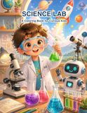 Science Lab - A Coloring Book for Curious Kids
