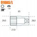 BETA 12-hoekig dop 3/8'' inch 7/8'' lang 910ASL/7/8