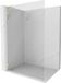 Mexen Lunar L paroi de douche Walk-in gauche 50 x 200 cm, transparent 8 mm, or brossé