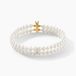 Silene Bracelet 2 Rows Yellow Gold Cultured Pearl