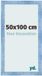 Your Decoration Cadre photo 50x100 cm Bleu clair MDF brossé Pisa