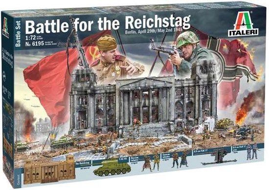 Italeri 6195 1:72 Battle for the Reichstag 1945 - Battle Set Plastic Model Kit