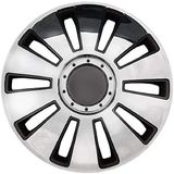Petex RB53151 wieldop Silverstone 2-voudig gelakt in Max 6 doos, chroom/zilver - set van 4