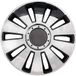 Petex RB53151 wieldop Silverstone 2-voudig gelakt in Max 6 doos, chroom/zilver - set van 4