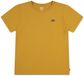 Levi's® Kids Batwing Chest Hit T-shirt Korte Mouwen Geel 4 Jaar Jongen Katoen Ronde Hals Regular Fit Effen Golden Spice
