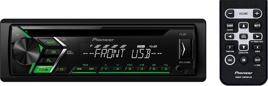Pioneer DEH-S101UBG Autoradio met RDS Tuner CD USB Android + Afstandsbediening