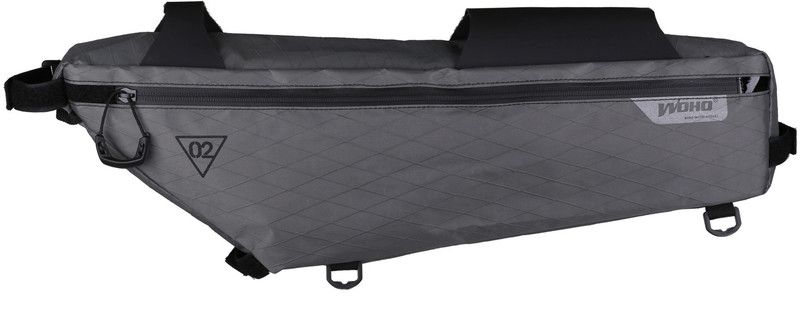 WOHO X-Touring Frame Bag M, honeycomb iron grey