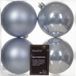 Decoris Kaemingk Kerstbal kunststof d10 cm mblw 4st kerst Decoris