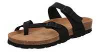 Rohde Teenslippers zacht voetbed Zwart - 5594-90 - Maat 39