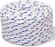 vidaXL - Boot - touw - 10 - mm - 250 - m - polypropyleen - wit