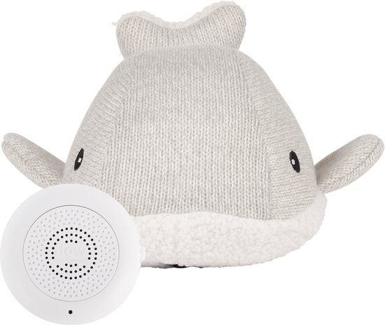 Flow Amsterdam Oplaadbare hartslag knuffel Moby Grey