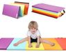 Tapis de gymnastique - Pliable - 195 x 75 x 2,8 cm - 5 panneaux - Avec poignées