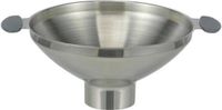 Merkloos Trechter met extra brede opening - RVS - 13 x 6,5 cm - keukentrechter